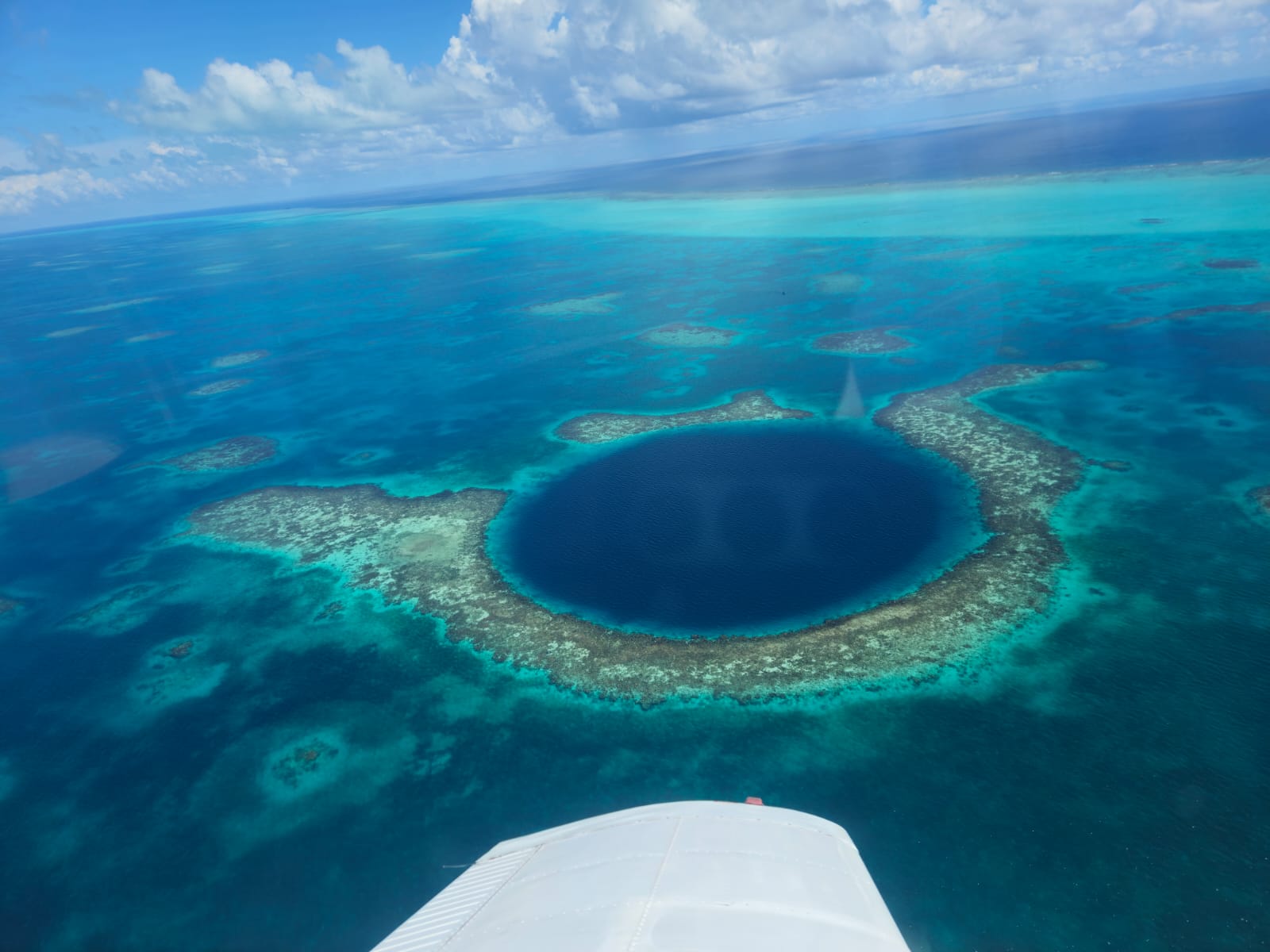 How to See the Great Blue Hole Belize - Scenic Flight vs Scuba Diving